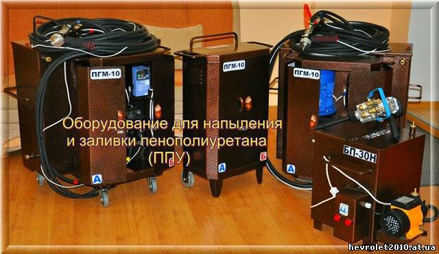 Пенополиуретан оборудование  для напыления и заливки пенополиуретана ППУ от 1990y.e Украина
