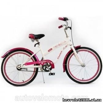 Эксклюзив! Велосипед 20 сruiser 20 BT-CB-0041 белый с розовым