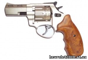 Револьвер Streamer сатин с коричневой рукоятью