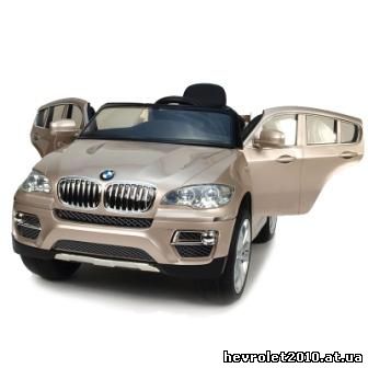 Новинка сезона Детский электромобиль BMW X6: PLATINUM-GOLD
