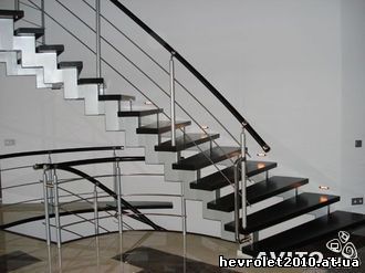 Лестницы на второй этаж, лестничные ограждения